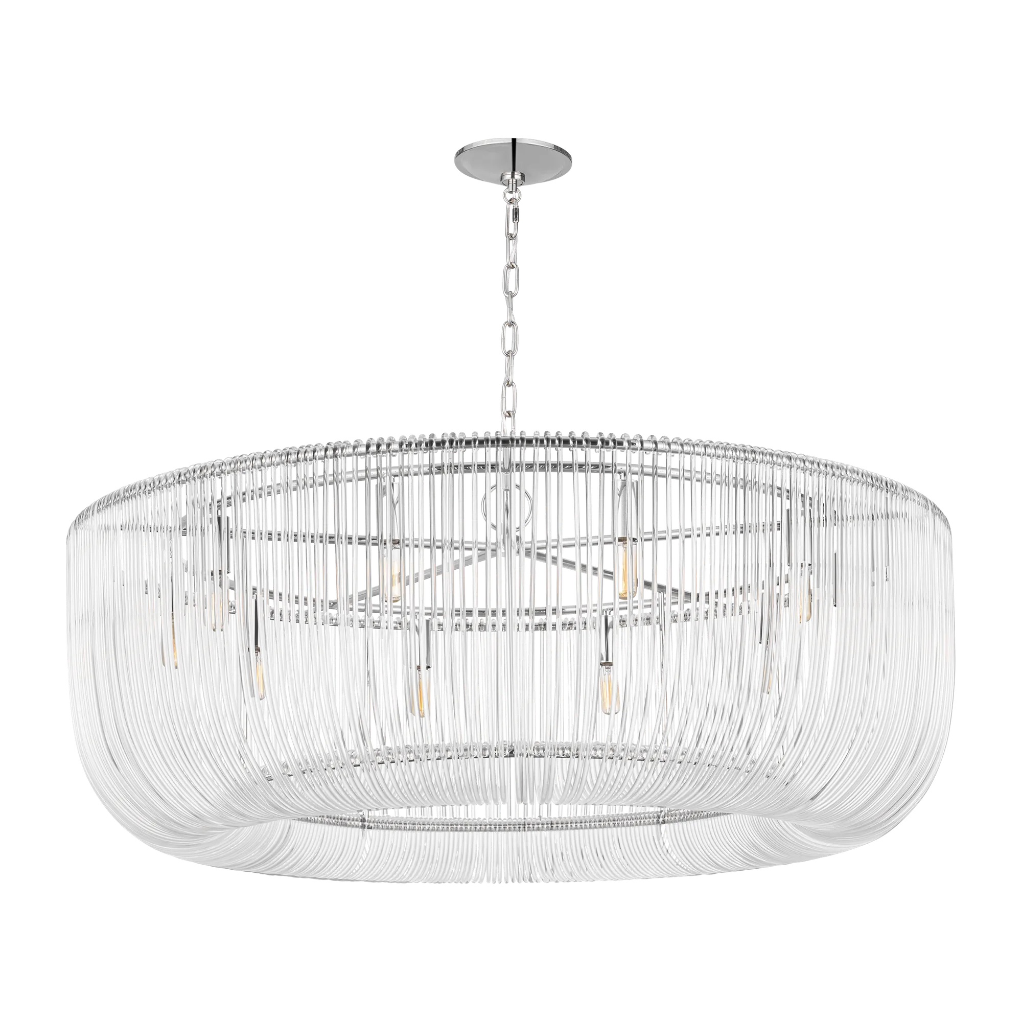 Pierce Extra Large Pendant in Polished Nickel