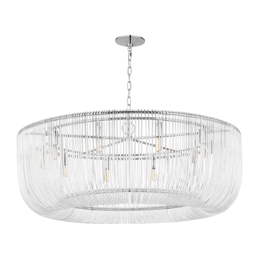 Pierce Extra Large Pendant in Polished Nickel - Image 1