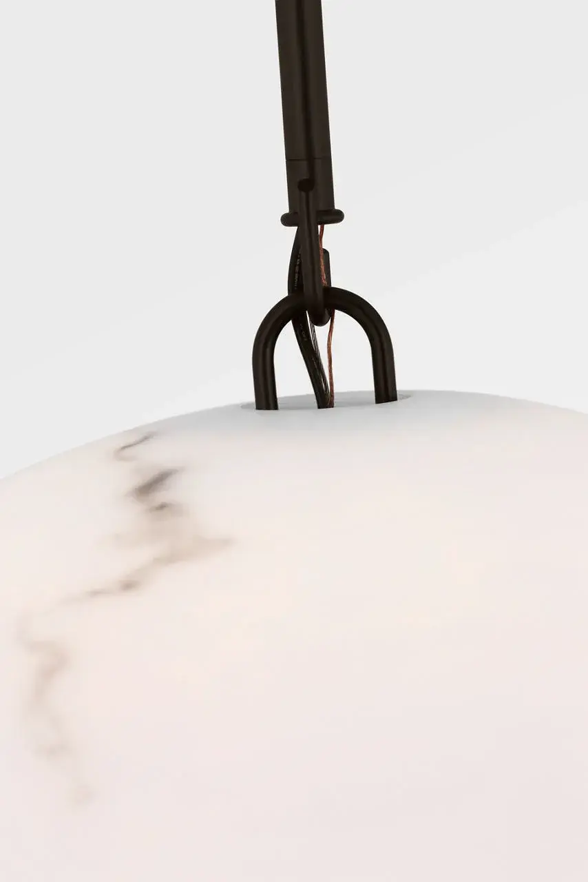 Savina 20" Pendant in Aged Iron - Image 3