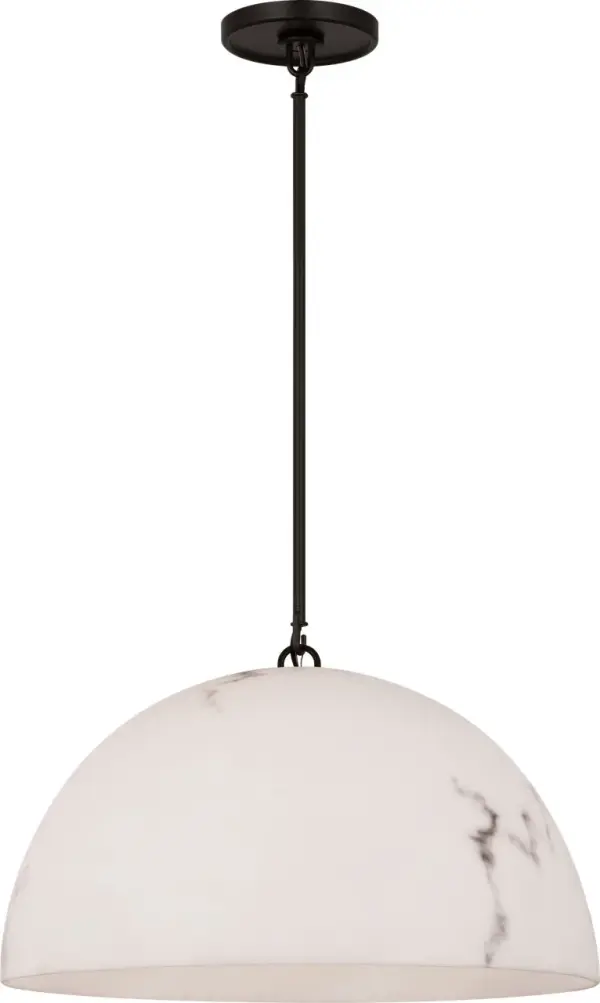 Savina 20" Pendant in Aged Iron - Image 4