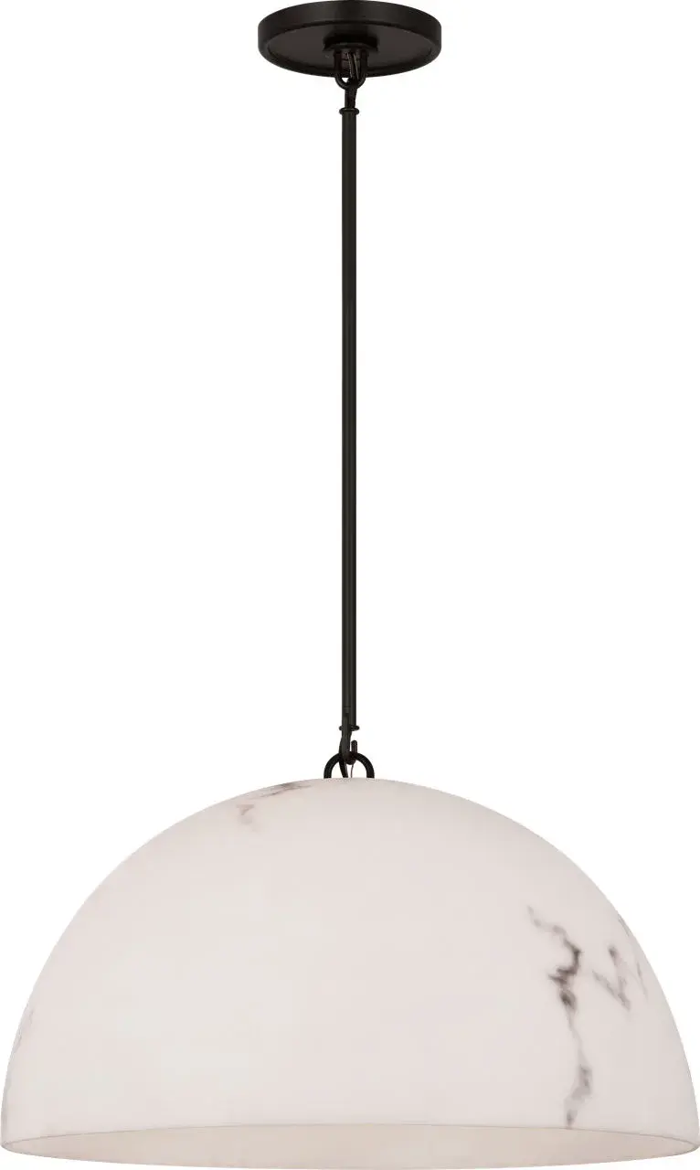 Savina 20" Pendant in Aged Iron - Image 4