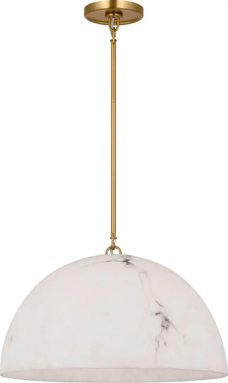 Savina 20" Pendant in Burnished Brass - Image 2