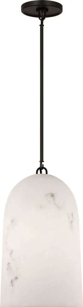 Savina 10" Pendant in Aged Iron - Image 1