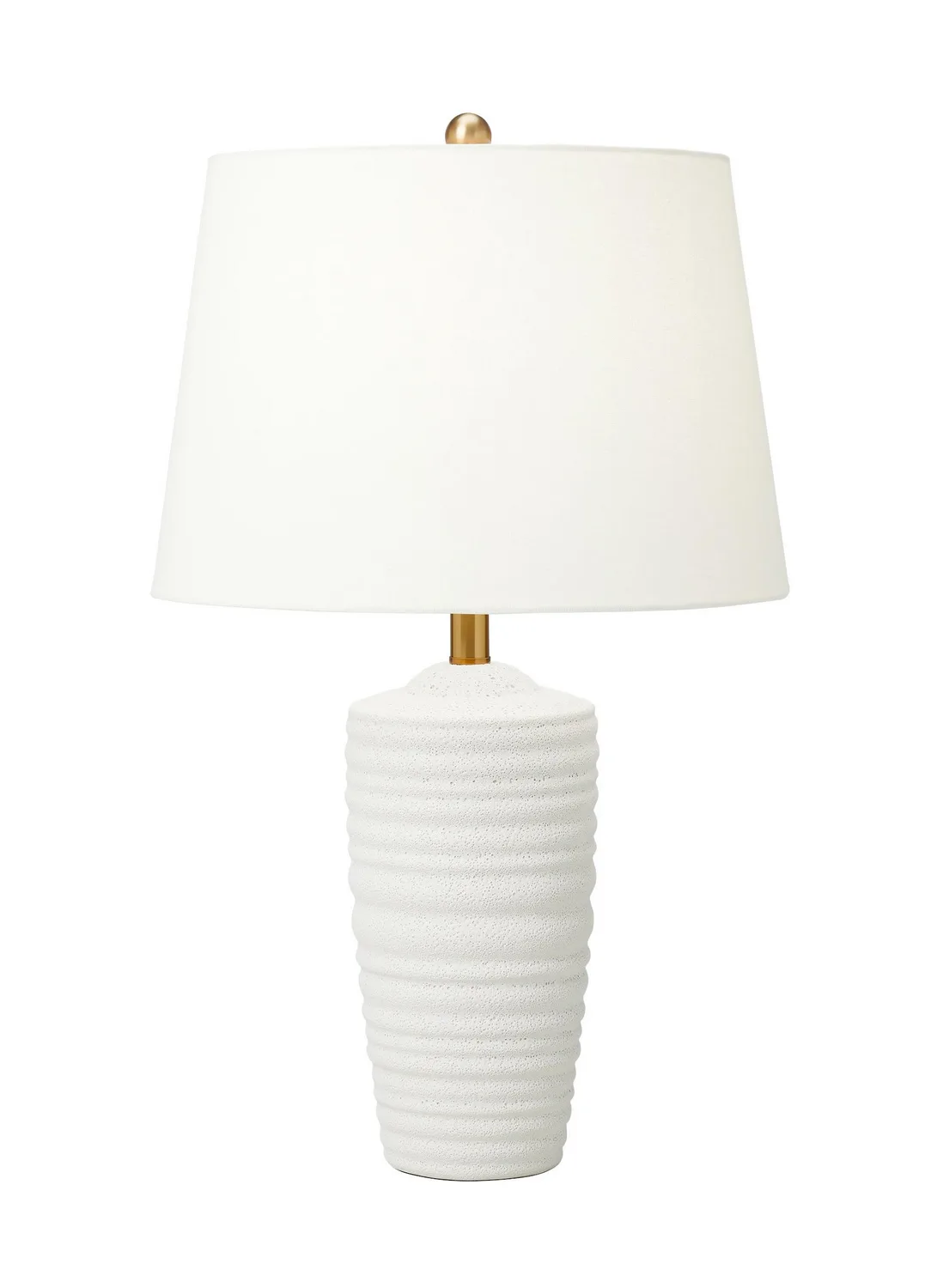 Waveland One Light Table Lamp in Porous White