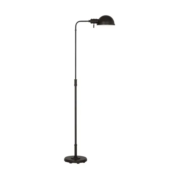The Belmont floor lamp by Chapman & Myers combines understated elegance with practical functionality. Its slim profile and stepped architectural detailing work seamlessly in both traditional and modern interiors.