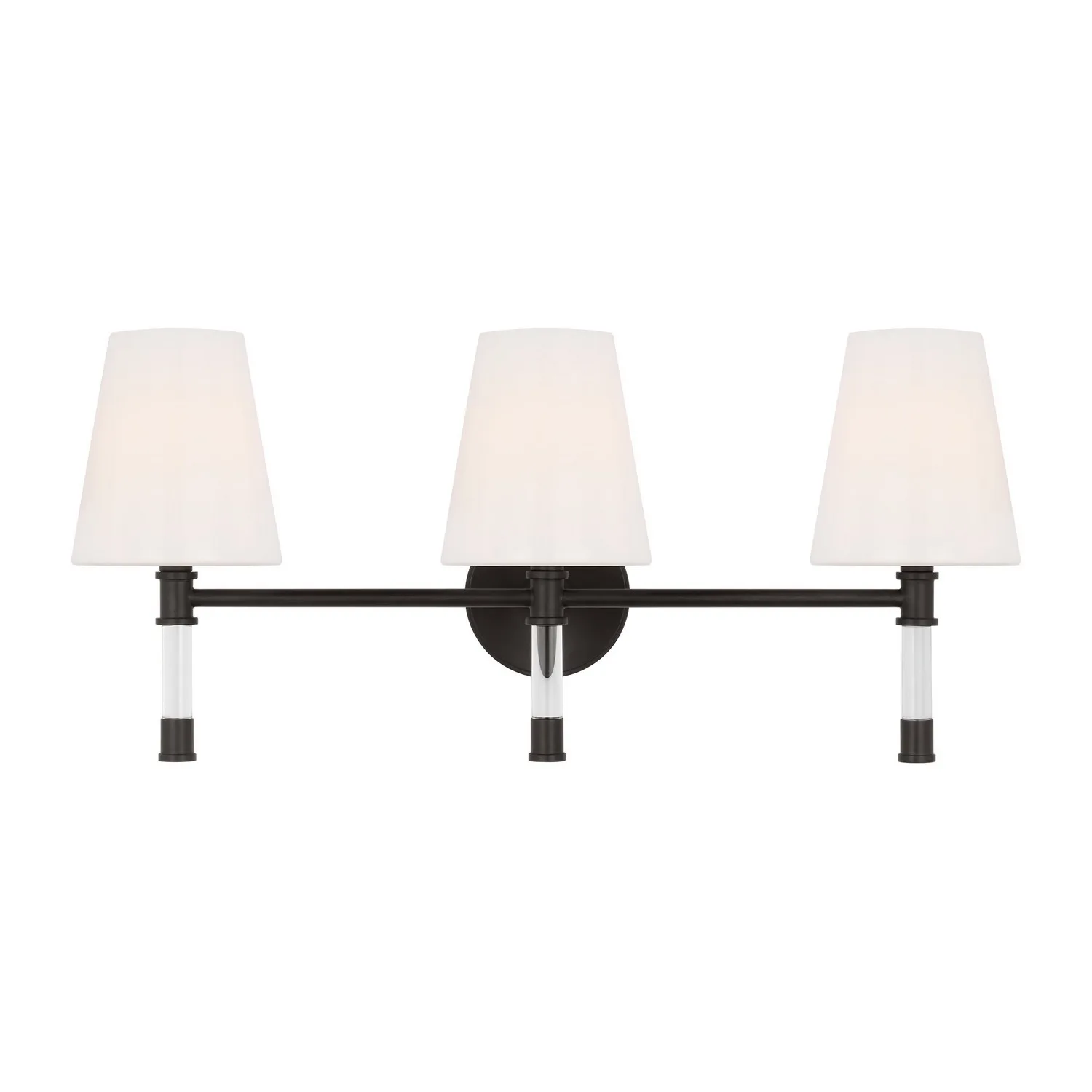 Hanover Three Light Bath Vanity in Aged Iron