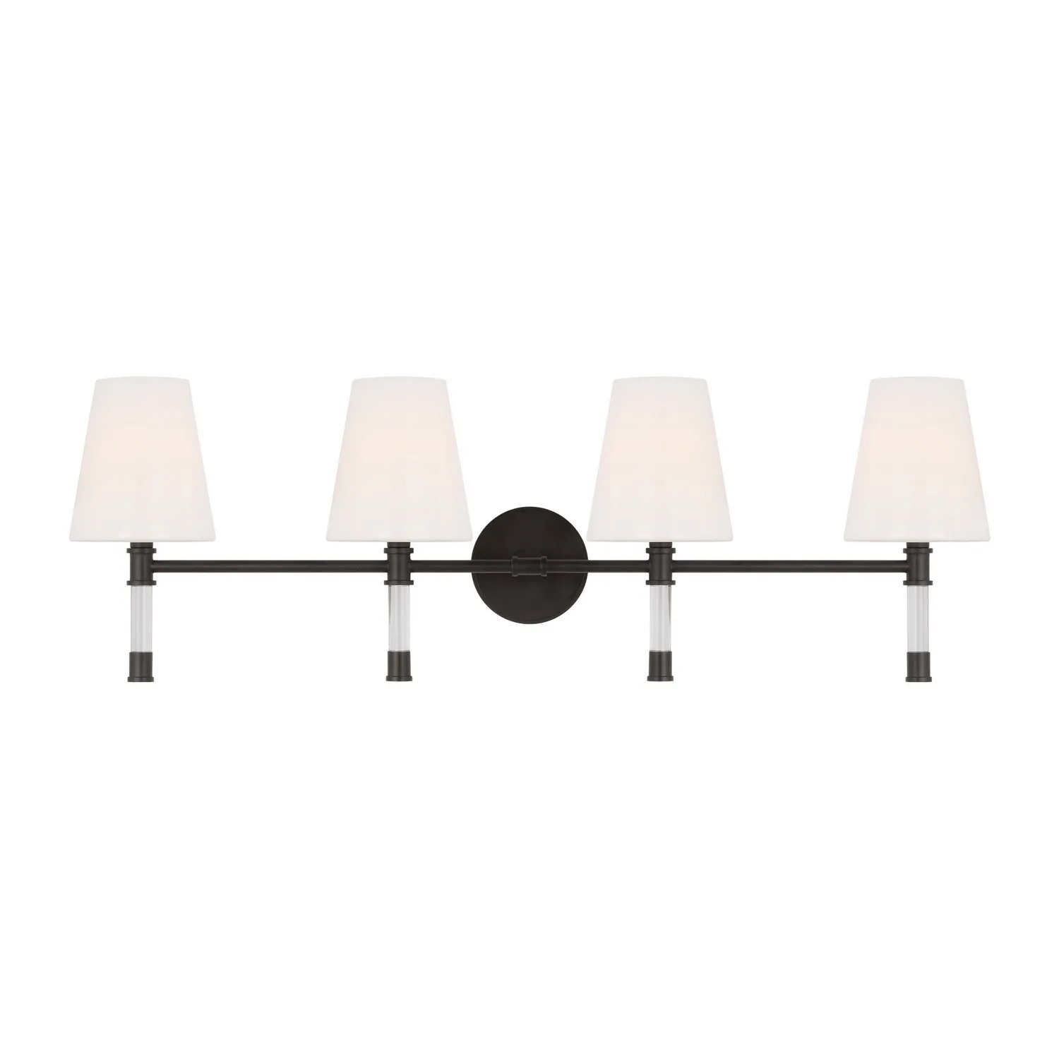 Hanover Four Light Bath Vanity in Aged Iron