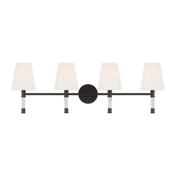 Hanover Four Light Bath Vanity in Aged Iron