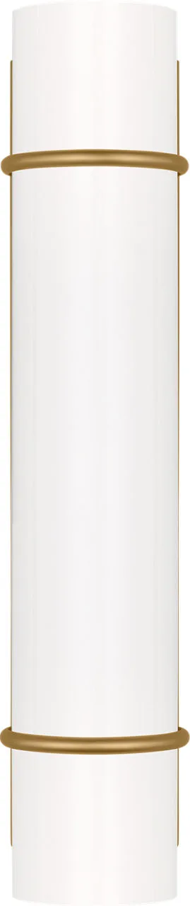 Amelie LED Vanity Light in Burnished Brass