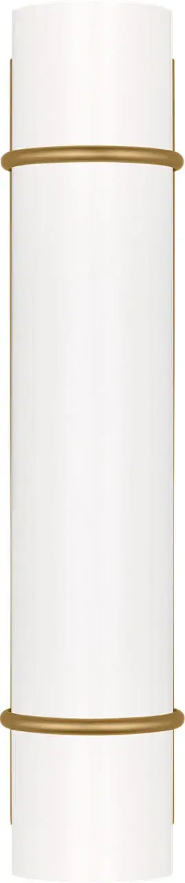 Amelie LED Vanity Light in Burnished Brass - Image 1