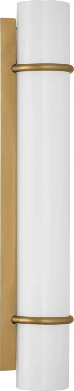 Amelie LED Vanity Light in Burnished Brass - Image 4