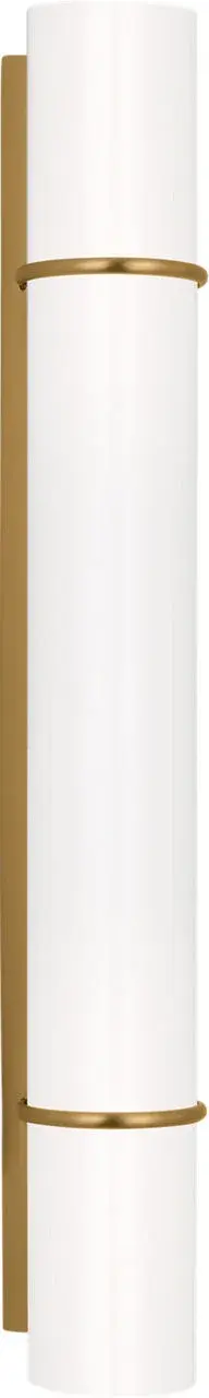 Amelie LED Vanity Light in Burnished Brass - Image 2