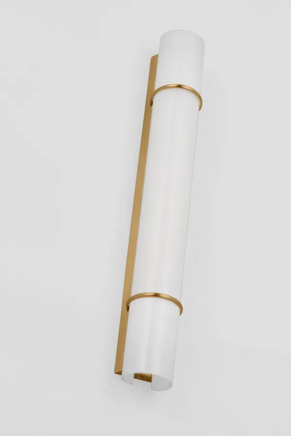 Amelie LED Vanity Light in Burnished Brass - Image 5