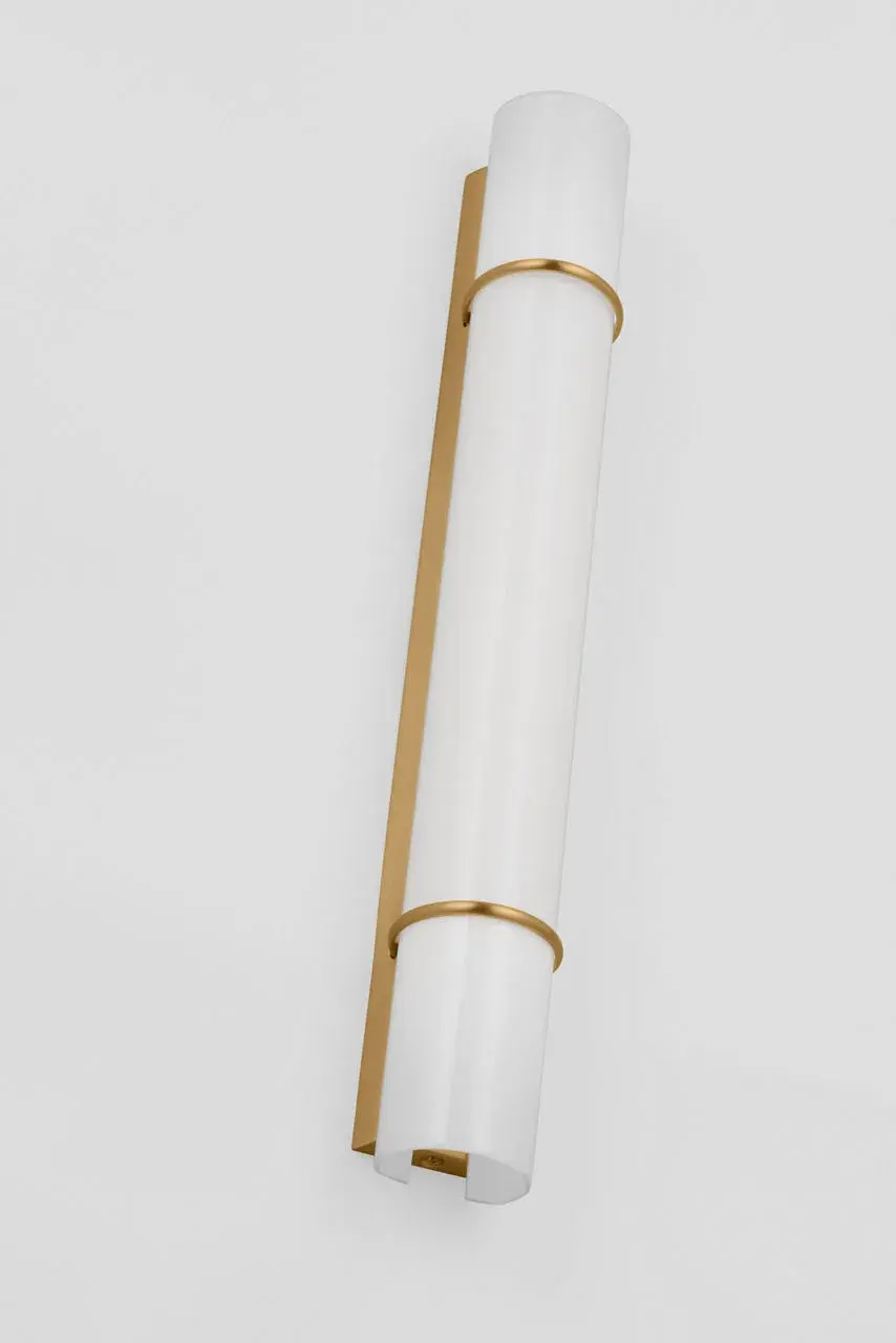 Amelie LED Vanity Light in Burnished Brass - Image 5