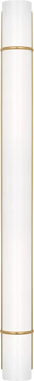 Amelie LED Vanity Light in Burnished Brass - Image 1
