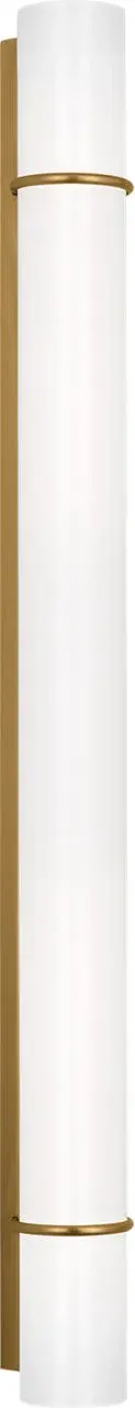 Amelie LED Vanity Light in Burnished Brass - Image 2