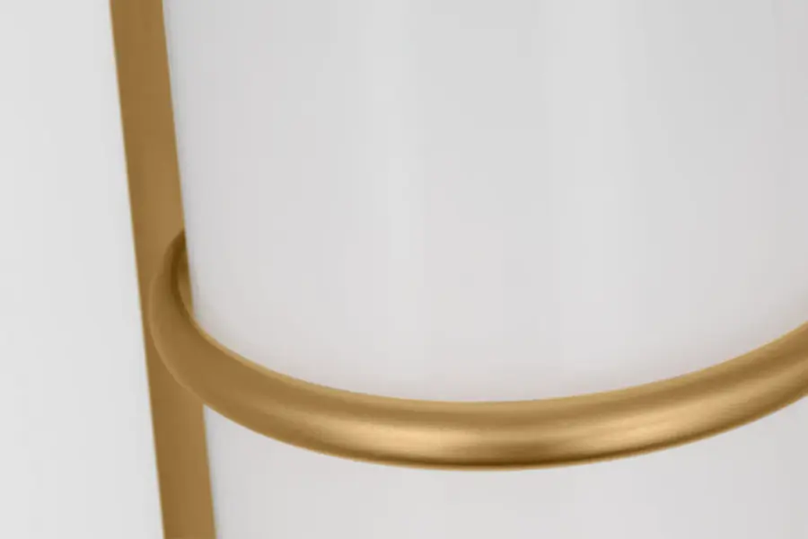 Amelie LED Vanity Light in Burnished Brass - Image 5