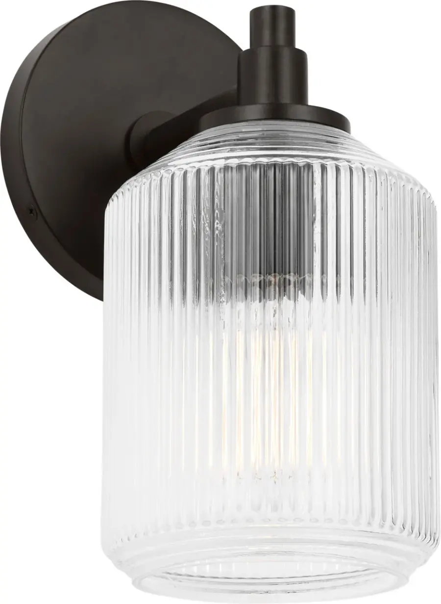 Barstow 9" Bath Vanity Light in Aged Iron - Image 1