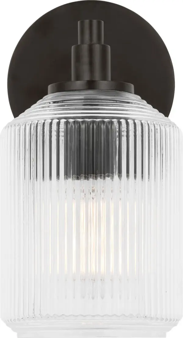 Barstow 9" Bath Vanity Light in Aged Iron - Image 2