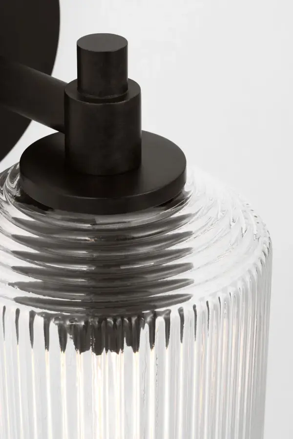 Barstow 9" Bath Vanity Light in Aged Iron - Image 3