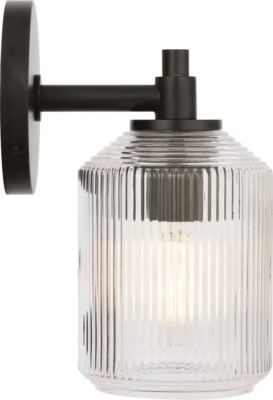 Barstow 9" Bath Vanity Light in Aged Iron - Image 5