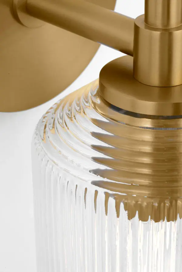 Barstow 9" Bath Vanity Light in Burnished Brass - Image 4