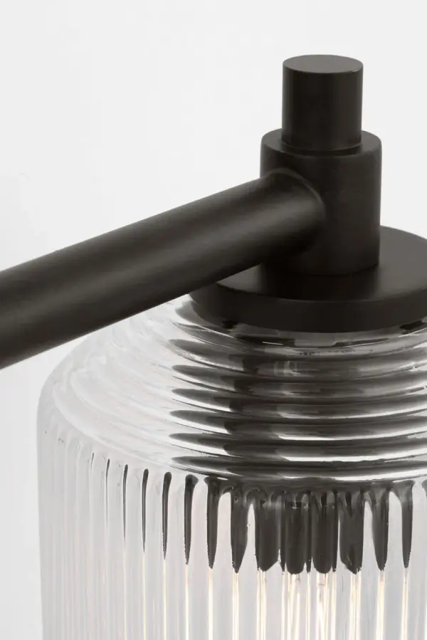 Barstow 15" Bath Vanity Light in Aged Iron - Image 3