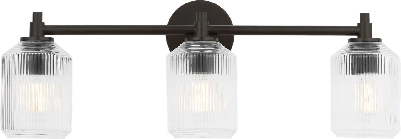 Barstow 26" Bath Vanity Light in Aged Iron