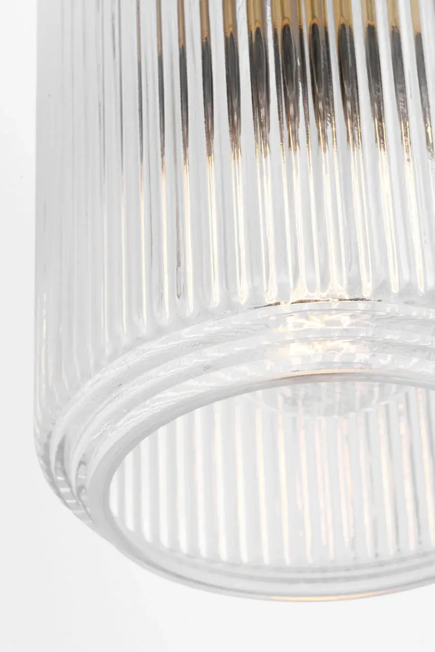 Barstow 26" Bath Vanity Light in Burnished Brass - Image 3