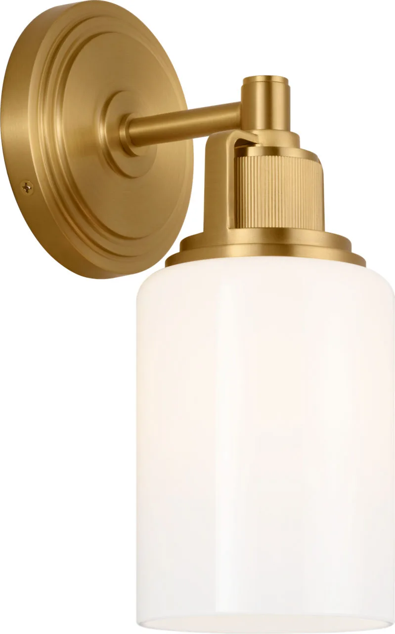 Ashford 11" Bath Vanity Light in Burnished Brass