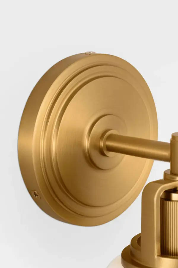Ashford 11" Bath Vanity Light in Burnished Brass - Image 3