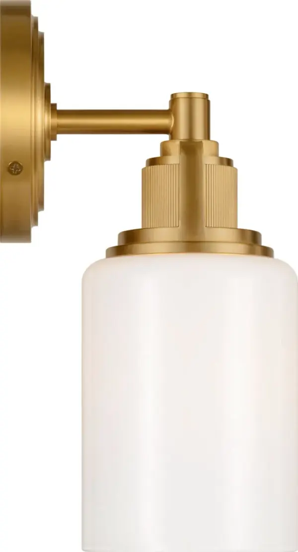 Ashford 11" Bath Vanity Light in Burnished Brass - Image 4