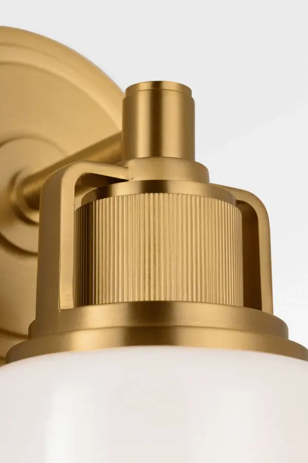 Ashford 11" Bath Vanity Light in Burnished Brass - Image 5