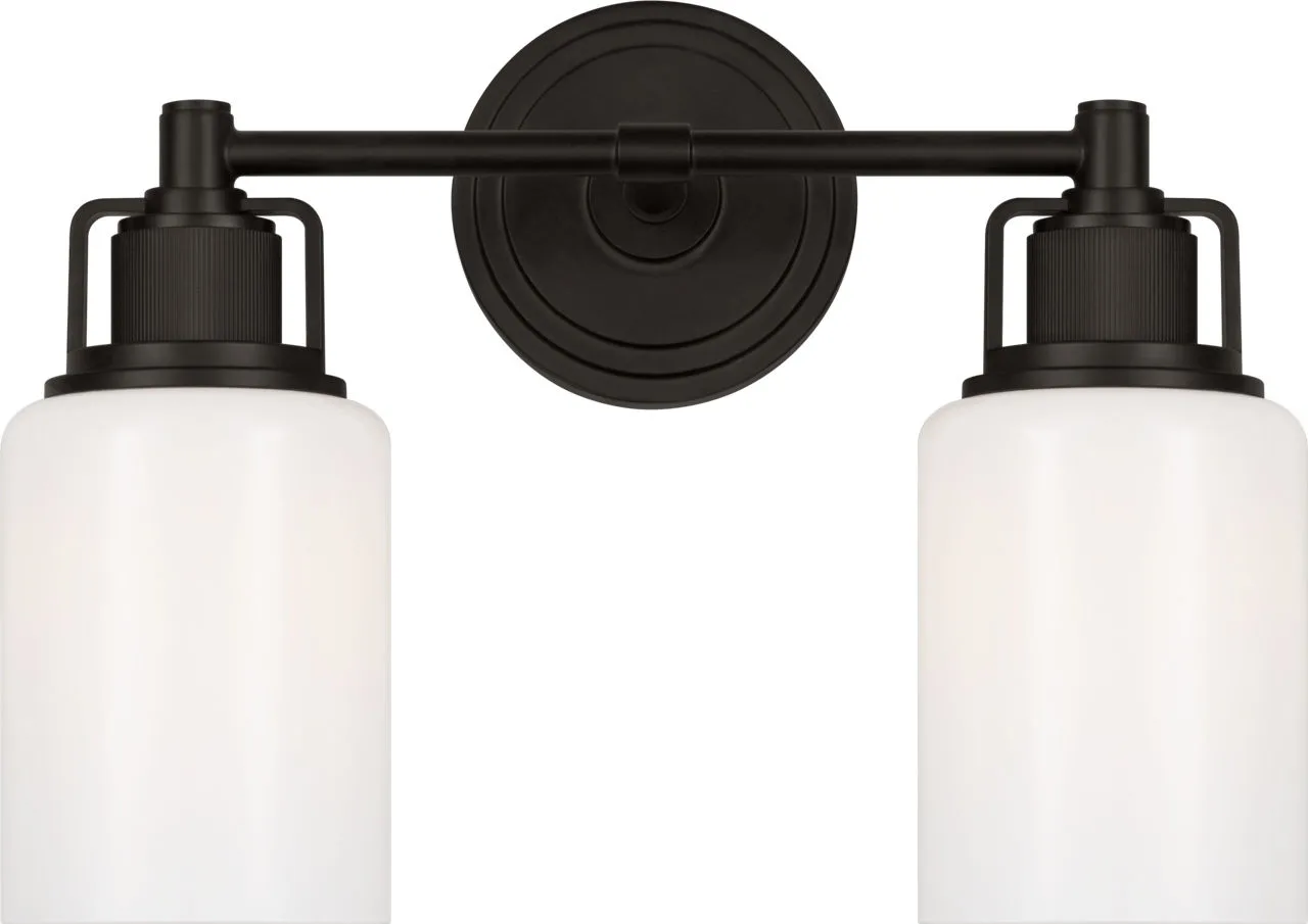 Ashford 14" Bath Vanity Light in Aged Iron