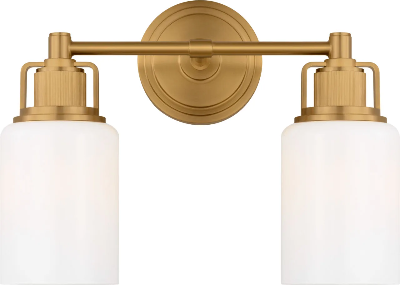 Ashford 14" Bath Vanity Light in Burnished Brass