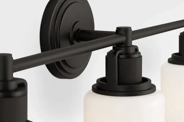 Ashford 24" Bath Vanity Light in Aged Iron - Image 3