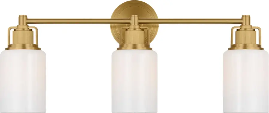 Ashford 24" Bath Vanity Light in Burnished Brass - Image 1