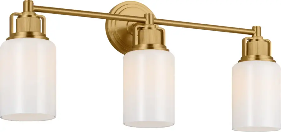 Ashford 24" Bath Vanity Light in Burnished Brass - Image 2