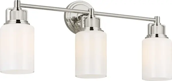 Ashford 24" Bath Vanity Light in Polished Nickel - Image 3