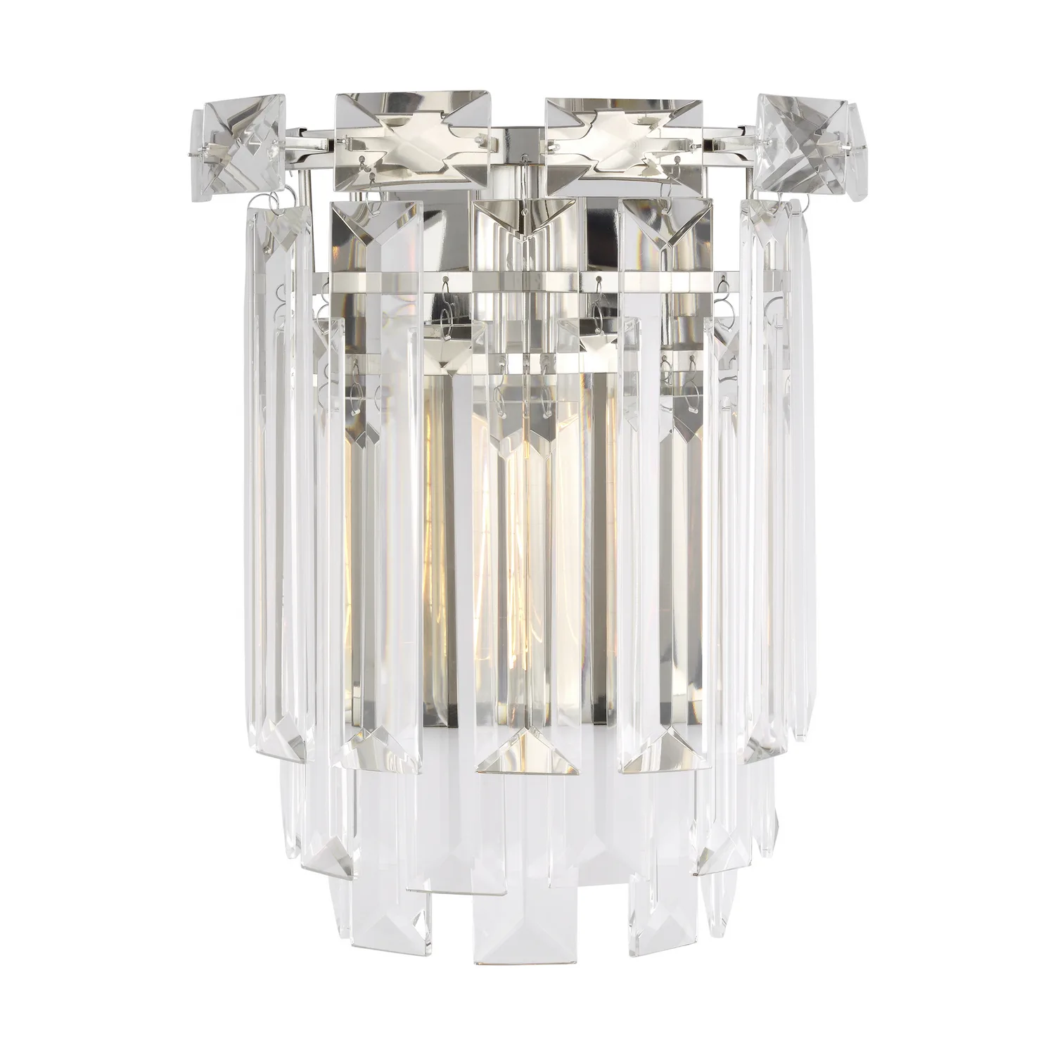 Arden One Light Wall Sconce in Polished Nickel