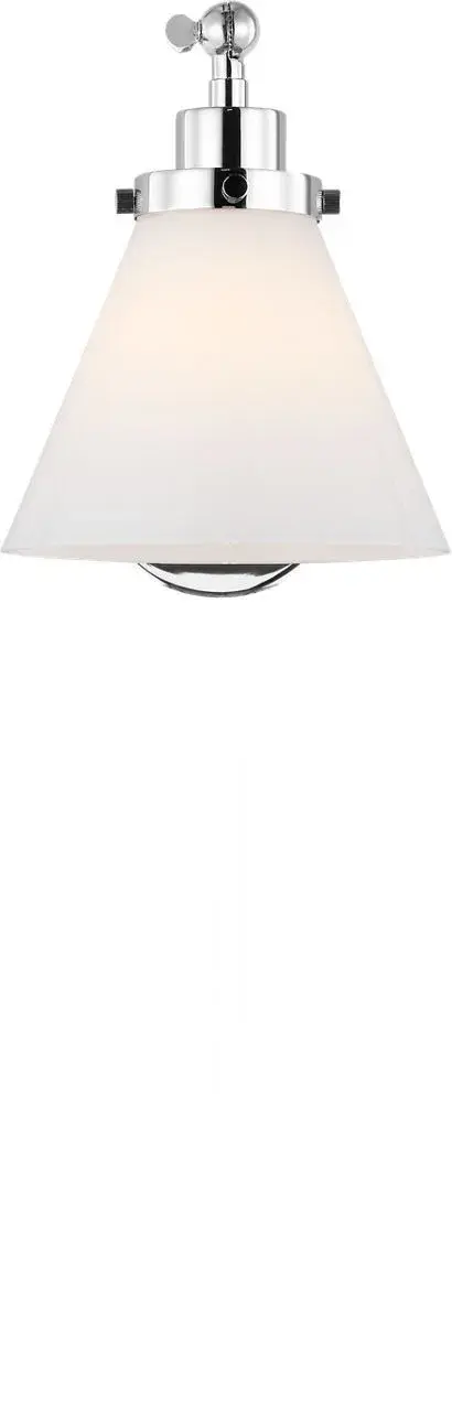 Wellfleet One Light Wall Sconce in Polished Nickel