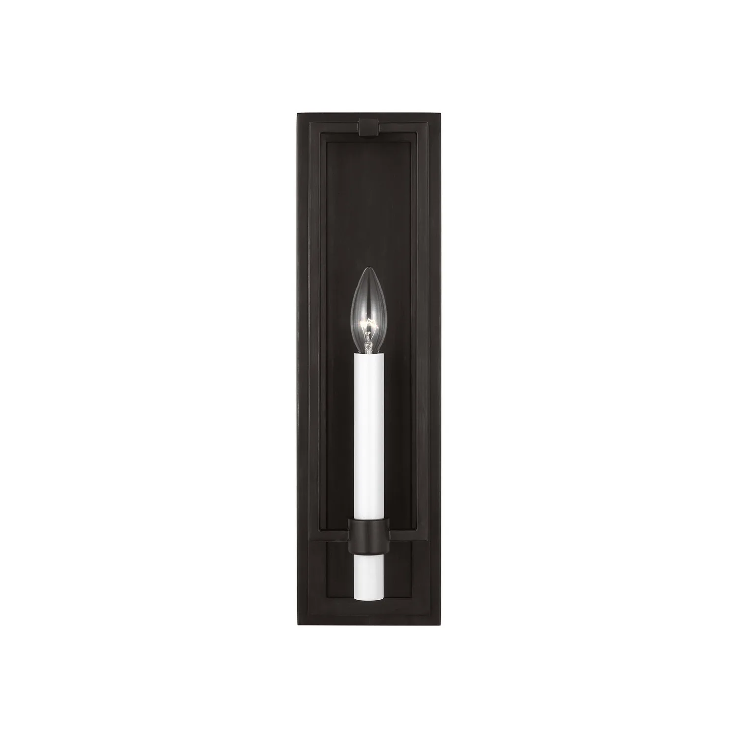 Marston One Light Wall Sconce in Aged Iron