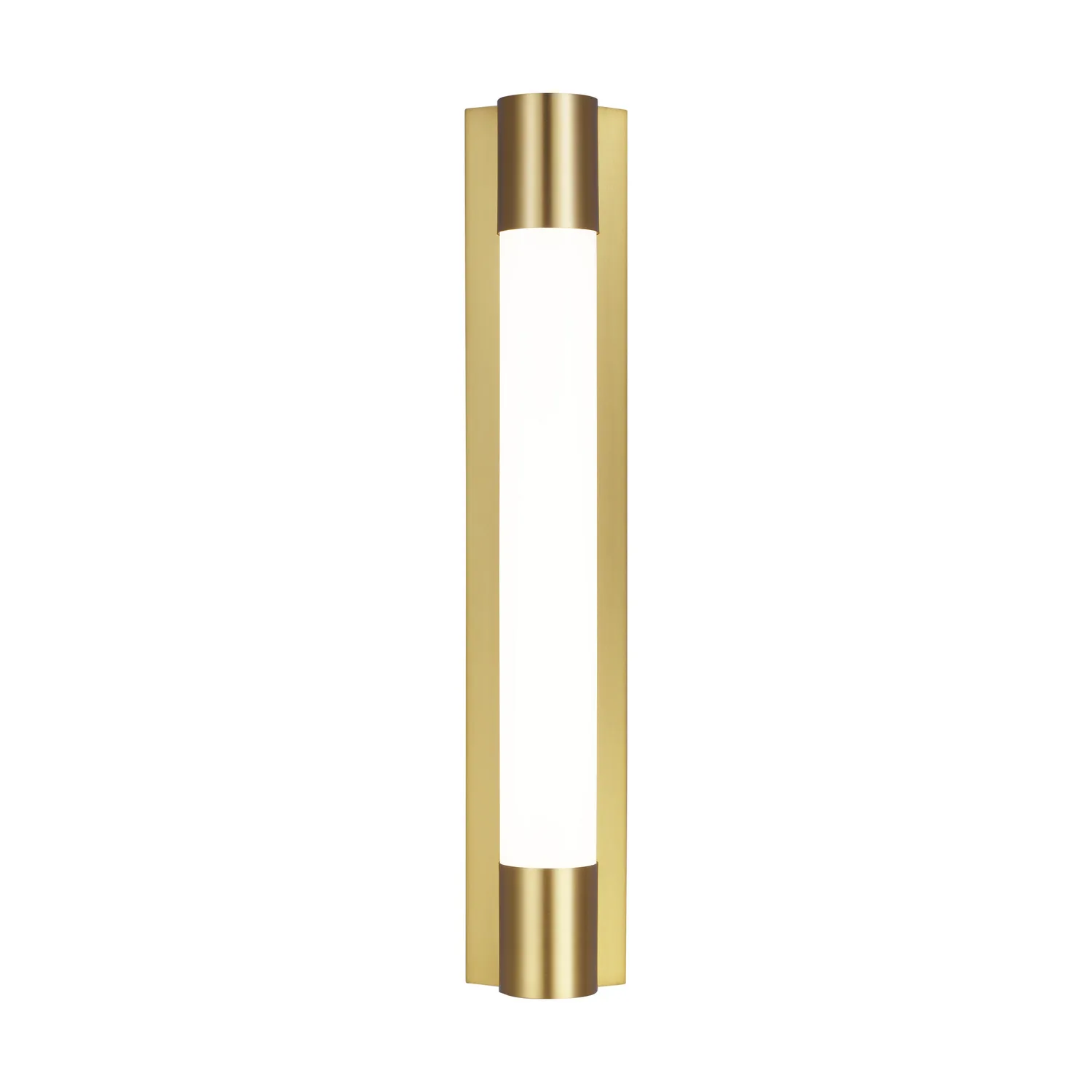 Loring LED Vanity Light in Burnished Brass
