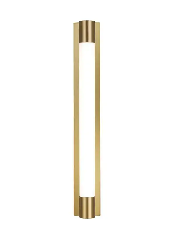 Loring LED Vanity Light in Burnished Brass