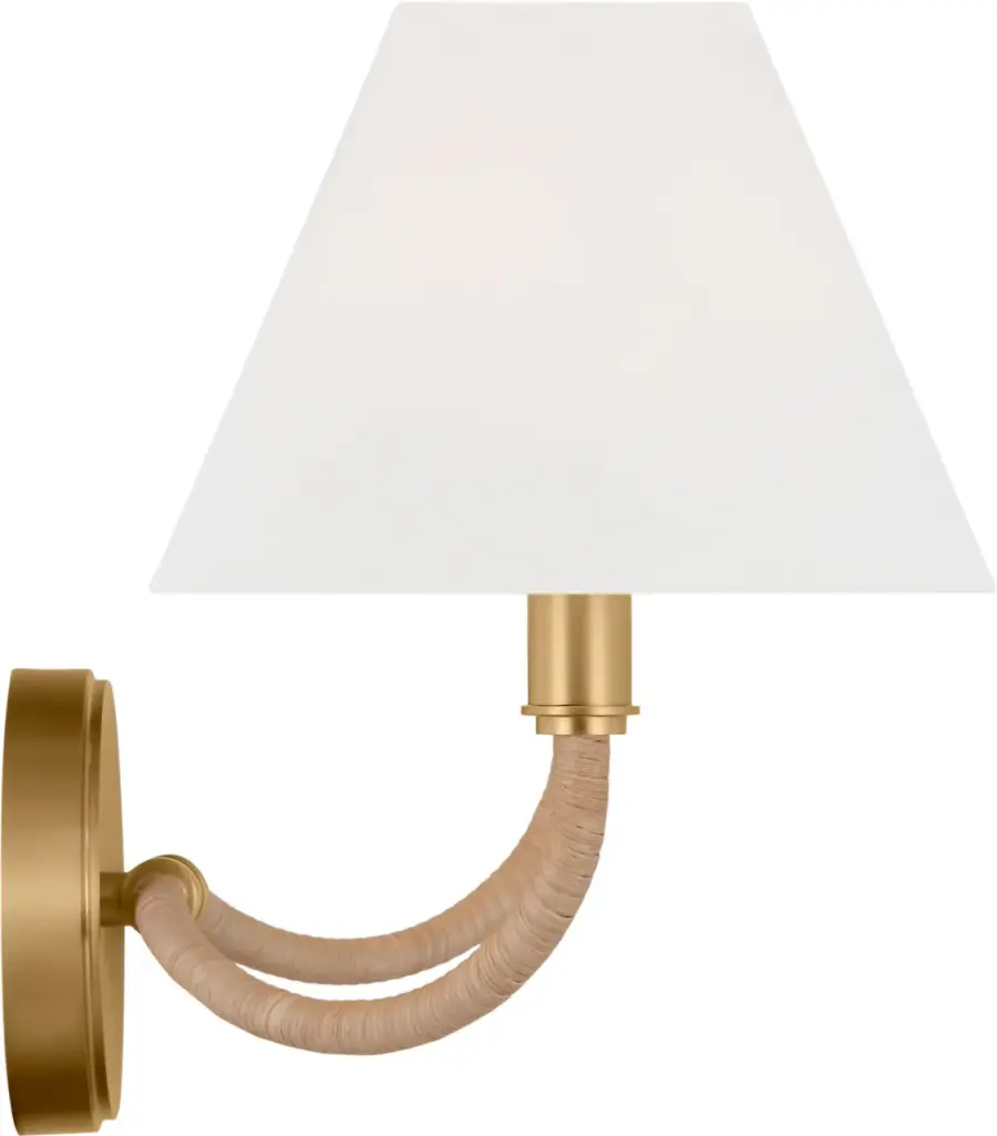 Laguna Two Light Wall Sconce in Burnished Brass - Image 3