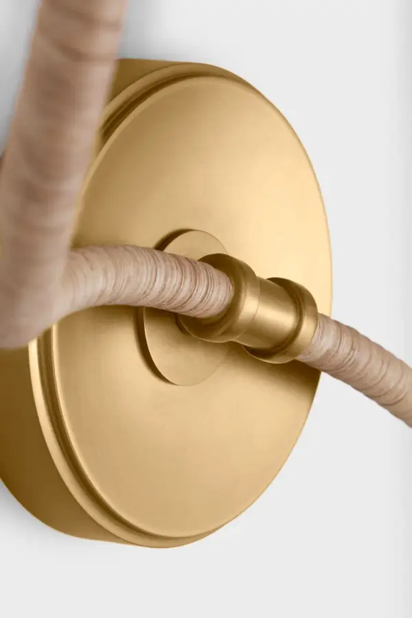 Laguna Two Light Wall Sconce in Burnished Brass - Image 6