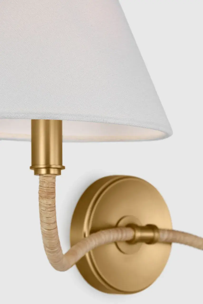 Laguna Two Light Wall Sconce in Burnished Brass - Image 7