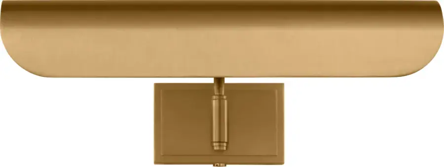 Hull Two Light Picture Light in Burnished Brass - Image 1