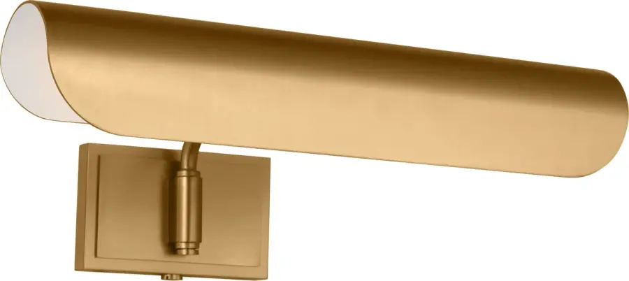Hull Two Light Picture Light in Burnished Brass - Image 2