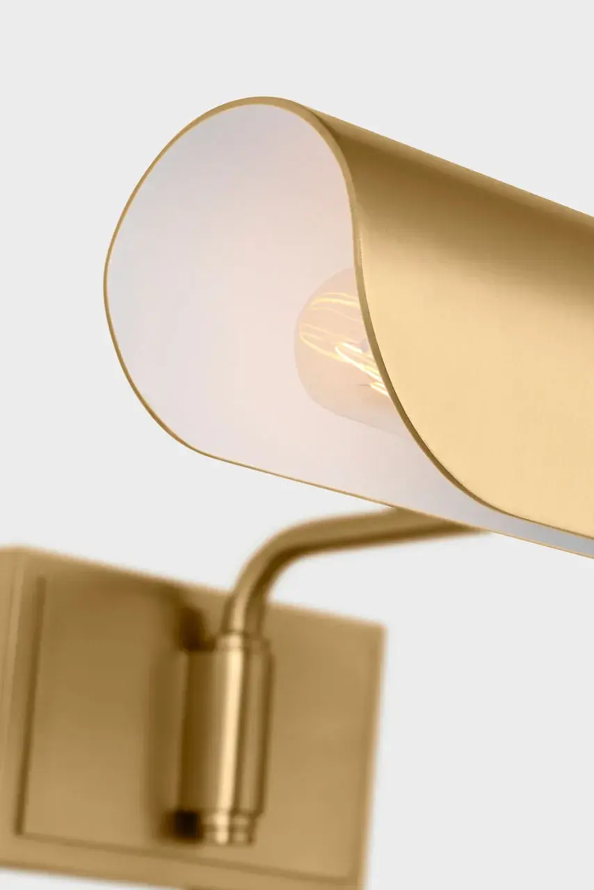 Hull Two Light Picture Light in Burnished Brass - Image 11